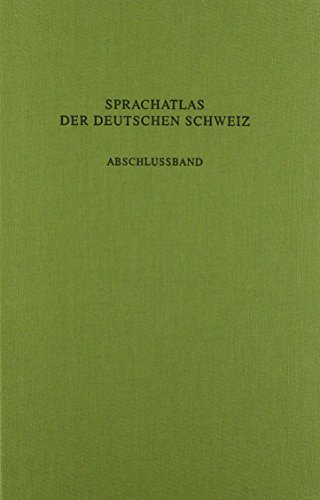 9783772019999: Trb, R: Sprachatlas der deutschen Schweiz Bd. IX