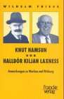 9783772027802: Knut Hamsun und Halldor Kiljan Laxness