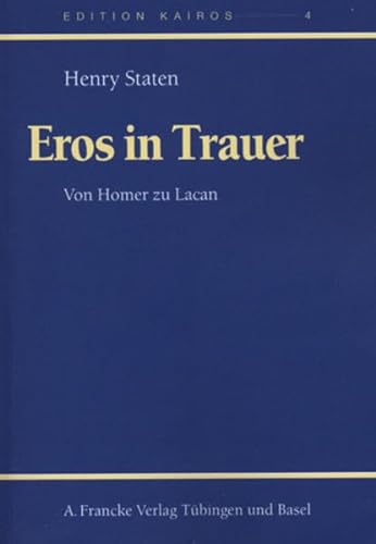9783772082696: Eros in Trauer