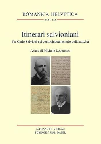 9783772084188: Itinerari salvioniani