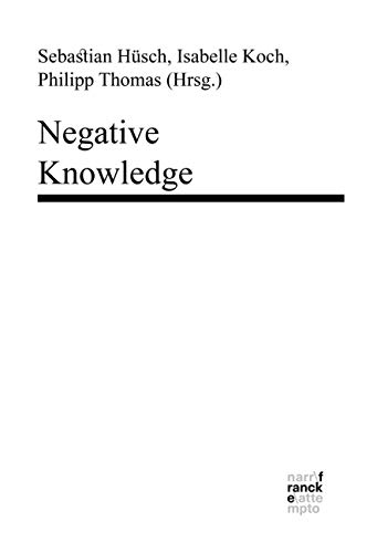 Stock image for Negative Knowledge for sale by Buchpark