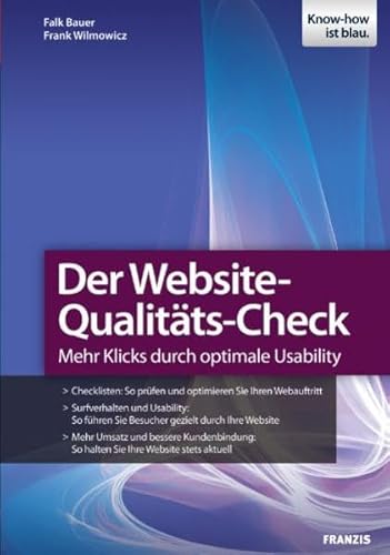 Der Website-Qualitätscheck - Bauer, Falk und Frank Wilmowicz