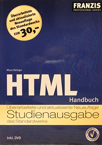 HTML Handbuch. Studienausgabe - Münz, Stefan, Nefzger, Wolfgang