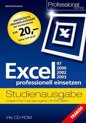 Imagen de archivo de Excel professionell einsetzen / inkl. CD-ROM. a la venta por medimops
