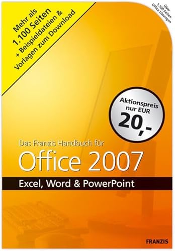 Stock image for Handbuch fr Office 2007. Excel, Word & PowerPoint for sale by medimops