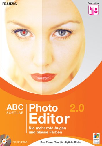 Photo Editor 2.0, 1 CD-ROM Nie mehr rote Augen und blasse Farben. Für Windows 98 SE/ME/2000/XP