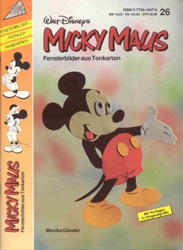 Beispielbild fr Walt Disneys Micky Maus. Fensterbilder aus Tonkarton. zum Verkauf von medimops