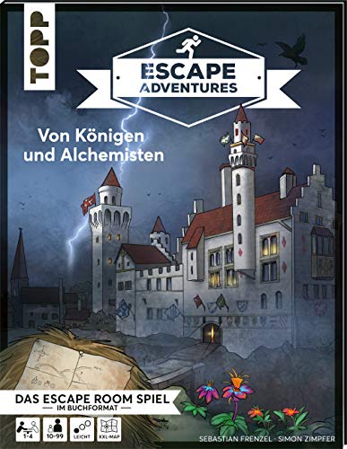 Imagen de archivo de Escape Adventures ? Von Knigen und Alchemisten: Das ultimative Escape-Room-Erlebnis jetzt auch als Buch! Mit XXL-Mystery-Map fr 1-4 Spieler. 90 Minuten Spielzeit a la venta por medimops