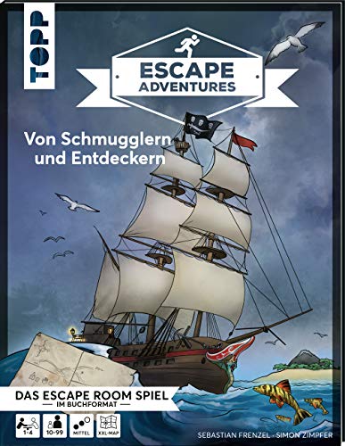 Beispielbild fr Escape Adventures  " Von Schmugglern und Entdeckern: Das ultimative Escape-Room-Erlebnis jetzt auch als Buch! Mit XXL-Mystery-Map für 1-4 Spieler. 90 Minuten Spielzeit zum Verkauf von AwesomeBooks