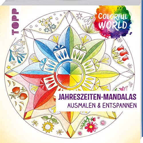 Beispielbild fr Colorful World - Jahreszeiten-Mandalas: Ausmalen und entspannen zum Verkauf von medimops