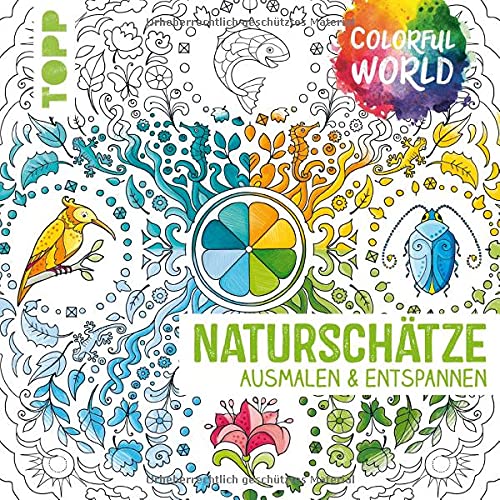Beispielbild fr Colorful World - Naturschtze: Ausmalen & entspannen zum Verkauf von medimops