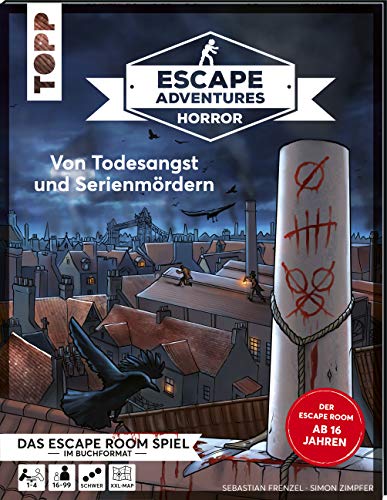 Imagen de archivo de Escape Adventures HORROR ? Von Todesangst und Serienmrdern: Das ultimative Escape-Room-Erlebnis ab 16! Mit XXL-Mystery-Map fr 1-4 Spieler. 90 Minuten Spielzeit a la venta por medimops