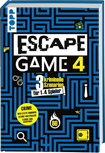 Beispielbild fr Escape Game 4 CRIME: 3 kriminell gute Escape Rooms: Der letzte Einbruch, Tatort Arztpraxis, Flucht aus Alcatraz zum Verkauf von WorldofBooks