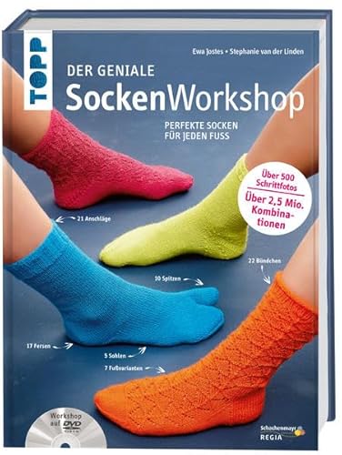 Beispielbild fr Der geniale Socken-Workshop: Perfekte Socken fr jeden Fu zum Verkauf von medimops