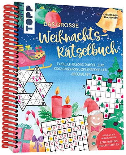 Stock image for Das groe Weihnachts-Rtselbuch: Festlich-schne Rtsel zum Konzentrieren, Entspannen und Abschalten for sale by medimops