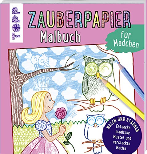 Stock image for Zauberpapier Malbuch fr Mdchen -Language: german for sale by GreatBookPrices