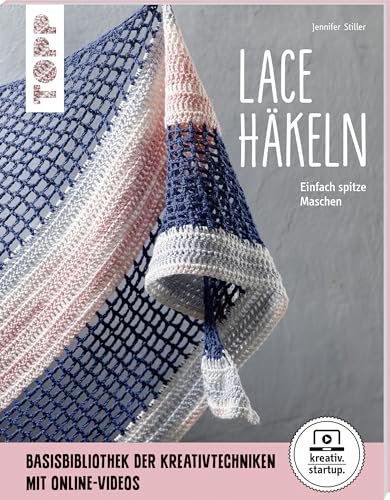 Stock image for Lace hkeln (kreativ.startup.): Einfach spitze Maschen. Mit Online-Videos und Vorlagenbogen for sale by medimops