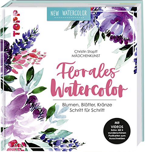 Stock image for Florales Watercolor -Language: german for sale by GreatBookPrices
