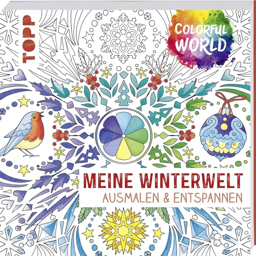 Beispielbild fr Colorful World - Meine Winterwelt: Ausmalen und entspannen zum Verkauf von medimops