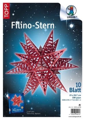 9783772490514: Filino-Set "Shining paper Weinrot"