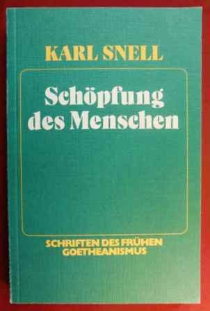 Beispielbild fr Die Schpfung des Menschen. Vorlesungen ber die Abstammung des Menschen zum Verkauf von medimops