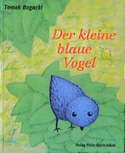 Der kleine blaue Vogel.