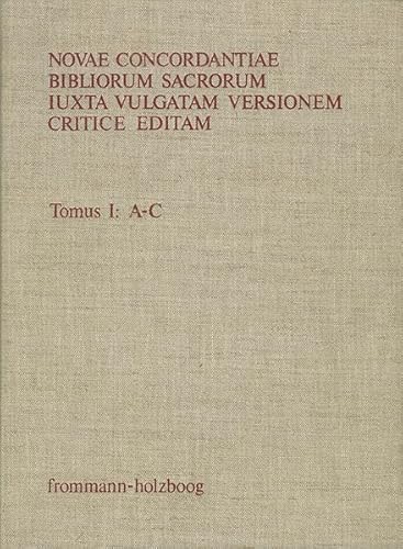 9783772806384: Vulgata-Konkordanz: Novae Concordantiae Bibliorum Sacrorum Iuxta Vulgatam Versionem Critic Editam Quas Digessit Bonifatius Fischer Osb (German Edition)