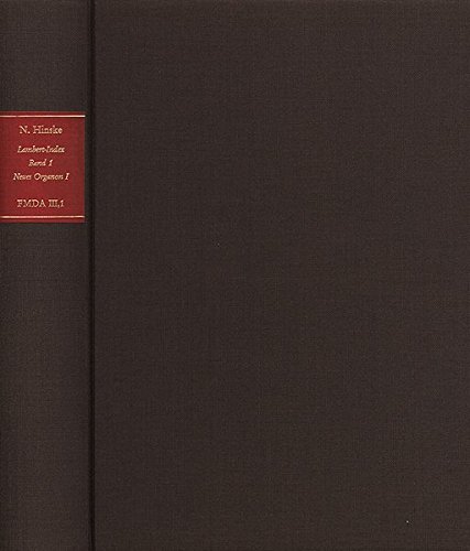 Lambert-Index (4 Bände KOMPLETT) - Bd. 1/ 2: Stellenindex zu Johnann Heinrich Lambert 