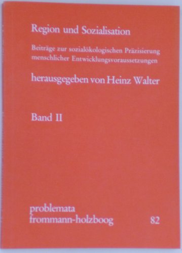 9783772807534: Region und Sozialisation II - Walter, Heinz (Hrsg.)