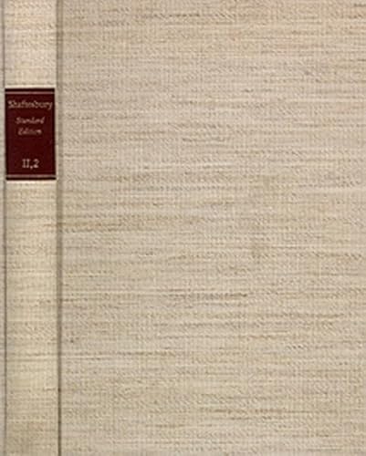 Stock image for An Inquiry Concerning Virtue, or Merit; An Inquiry Concerning Virtue (Shaftesbury (Anthony Ashley Cooper): Standard Edition II. Mo) for sale by Nauka Japan LLC