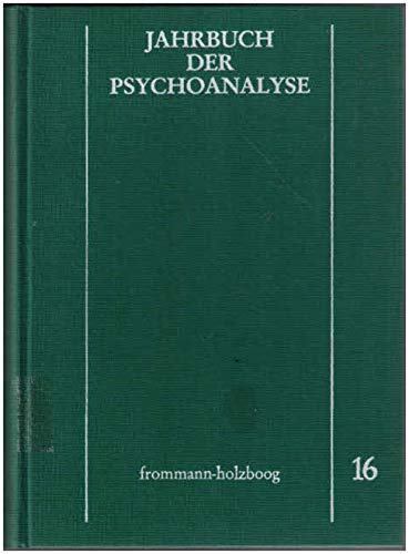 Beispielbild fr Jahrbuch Der Psychoanalyse / Band 16 (German Edition) zum Verkauf von Wonder Book