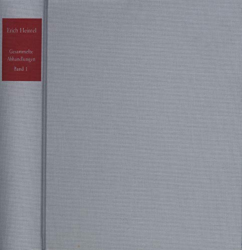 Erich Heintel, 1988-2001 (Erich Heintel: Gesammelte Abhandlungen) (German Edition) (9783772809149) by Heintel, Erich