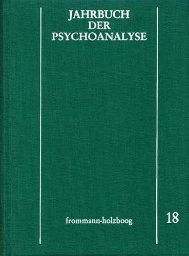 Beispielbild fr Jahrbuch der Psychoanalyse / Band 18 zum Verkauf von medimops