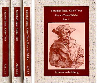 Kleine Texte in Three Volumes (Banden 1.1 , 1.2, and 2 [Noten]) - BRANT, Sebastian with Thomas Wilhelmi (ed)