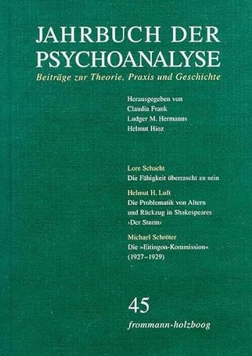 Beispielbild fr Jahrbuch der Psychoanalyse / Band 45 zum Verkauf von medimops