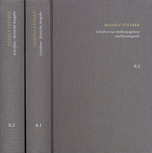 9783772826382: Rudolf Steiner, Schriften Zur Anthropogenese Und Kosmogonie