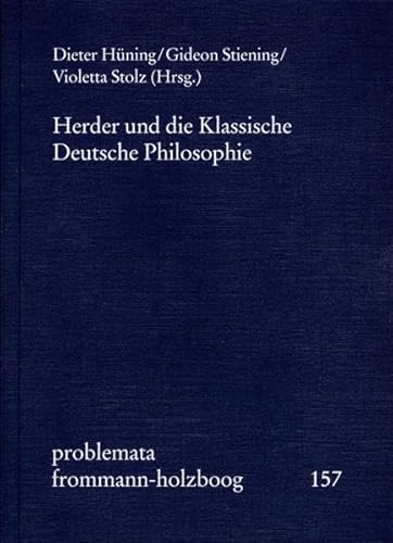 9783772827129: Herder Und Die Klassische Deutsche Philosophie