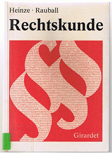 Stock image for Rechtskunde for sale by Antiquariat BM