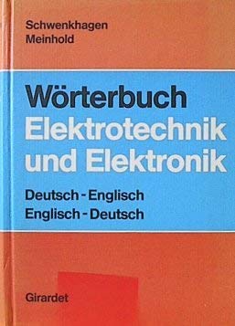 9783773650726: Wörterbuch Elektrotechnik und Elektronik: Dt.-Engl. : Engl.-Dt (German Edition)