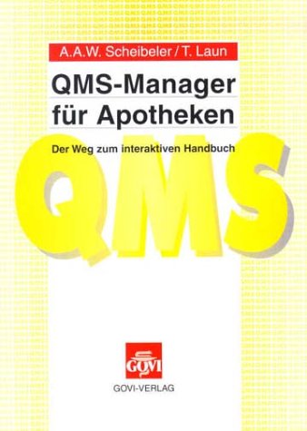 Beispielbild fr QMS-Manager fr Apotheken, m. CD-ROM zum Verkauf von medimops