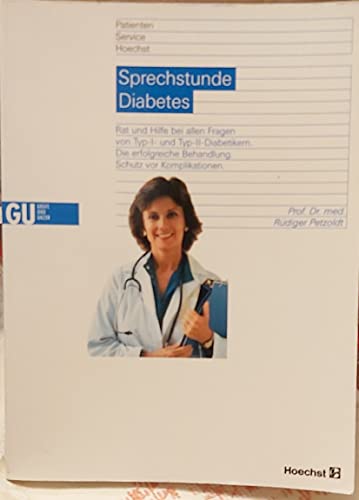 Beispielbild fr Sprechstunde Diabetes [Perfect Paperback] Petzoldt, Rüdiger zum Verkauf von tomsshop.eu