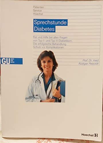 Imagen de archivo de Sprechstunde Diabetes [Perfect Paperback] Petzoldt, Rüdiger a la venta por tomsshop.eu