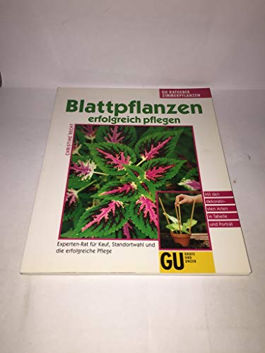 Beispielbild fr Blattpflanzen erfolgreich pflegen zum Verkauf von medimops
