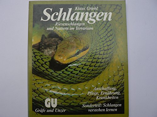 Schlangen - Riesenschlangen und Nattern im Terrarium - bk980 (9783774222120) by Klaus Griehl
