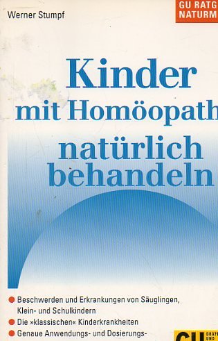 Beispielbild fr Kinder mit Homopathie natrlich behandeln zum Verkauf von medimops