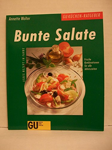 Imagen de archivo de Bunte Salate Jedes Rezept in Farbe a la venta por Wonder Book