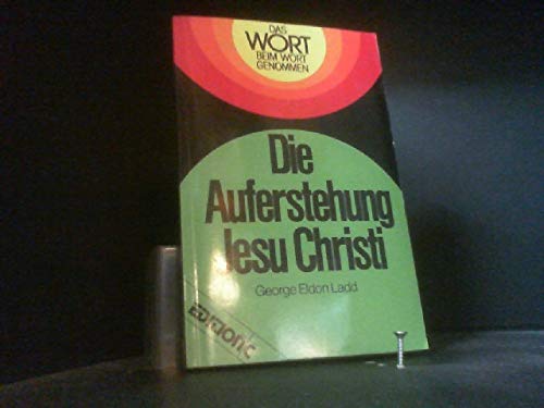 Stock image for Die Auferstehung Jesu Christi. for sale by Antiquariat Nam, UstId: DE164665634