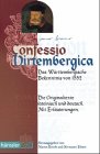 Confessio Virtembergica. Das WÃ¼rttembegische Bekenntnis von 1552. (9783775134132) by Brecht, Martin; Ehmer, Hermann