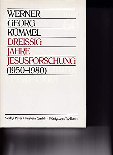 Stock image for Dreissig Jahre Jesusforschung (1950-1980) for sale by medimops