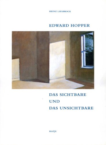 9783775703703: Edward Hopper. Das Sichtbare und das Unsichtbare